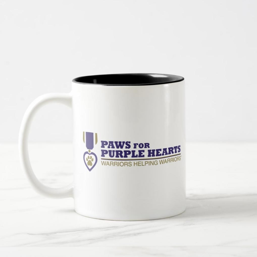 Paws for Purple Hearts Coffee Mug