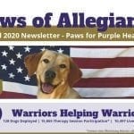 PAWS OF ALLEGIANCE FALL 2021- National Updates