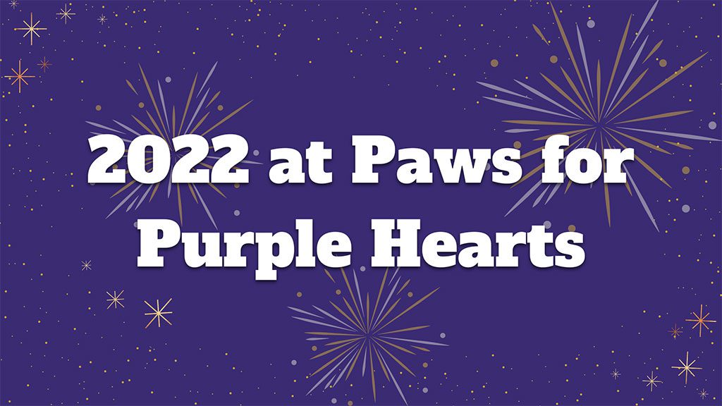2022 at Paws for Purple Hearts