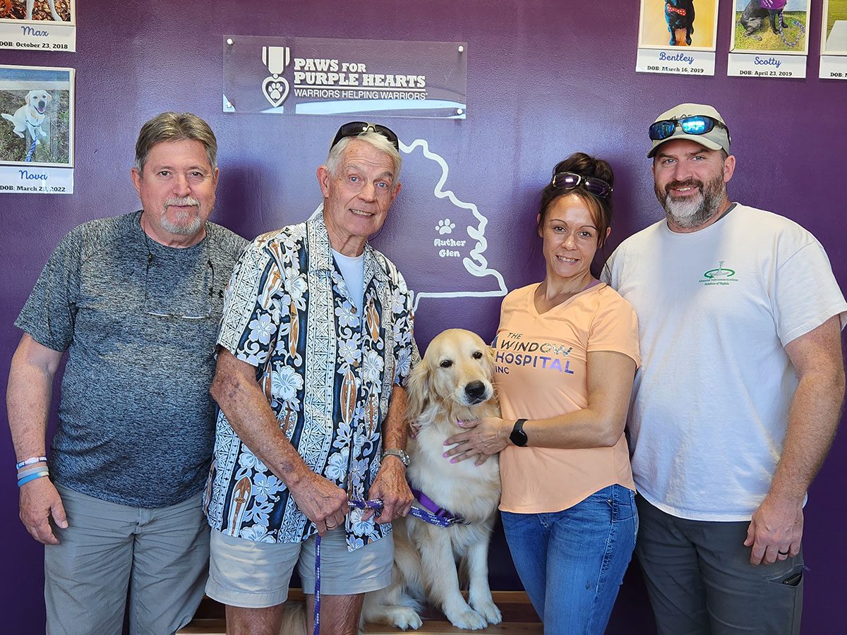 Leaving 1% in your will to Paws for Purple Hearts teaches your children the importance of giving back and honoring Veterans.