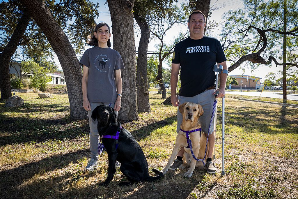 Our newest Service Dog teams, Tracey & Debra and Russell and Kreitzberg!